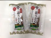 香川県産小麦「さぬきの夢」と大麦「イチバンボシ」を配合した新しいうどん「讃岐の二穀うどん」